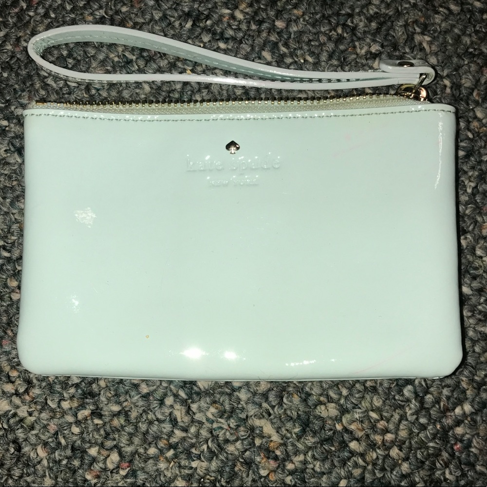 Kate Spade Tiffany blue wristlet